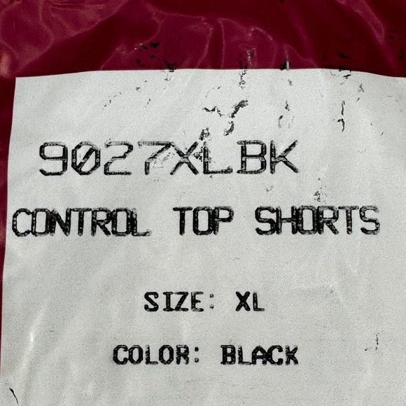 Silkies Women's Size XL Control Top Shorts Black New In Package - Picture 3 of 6